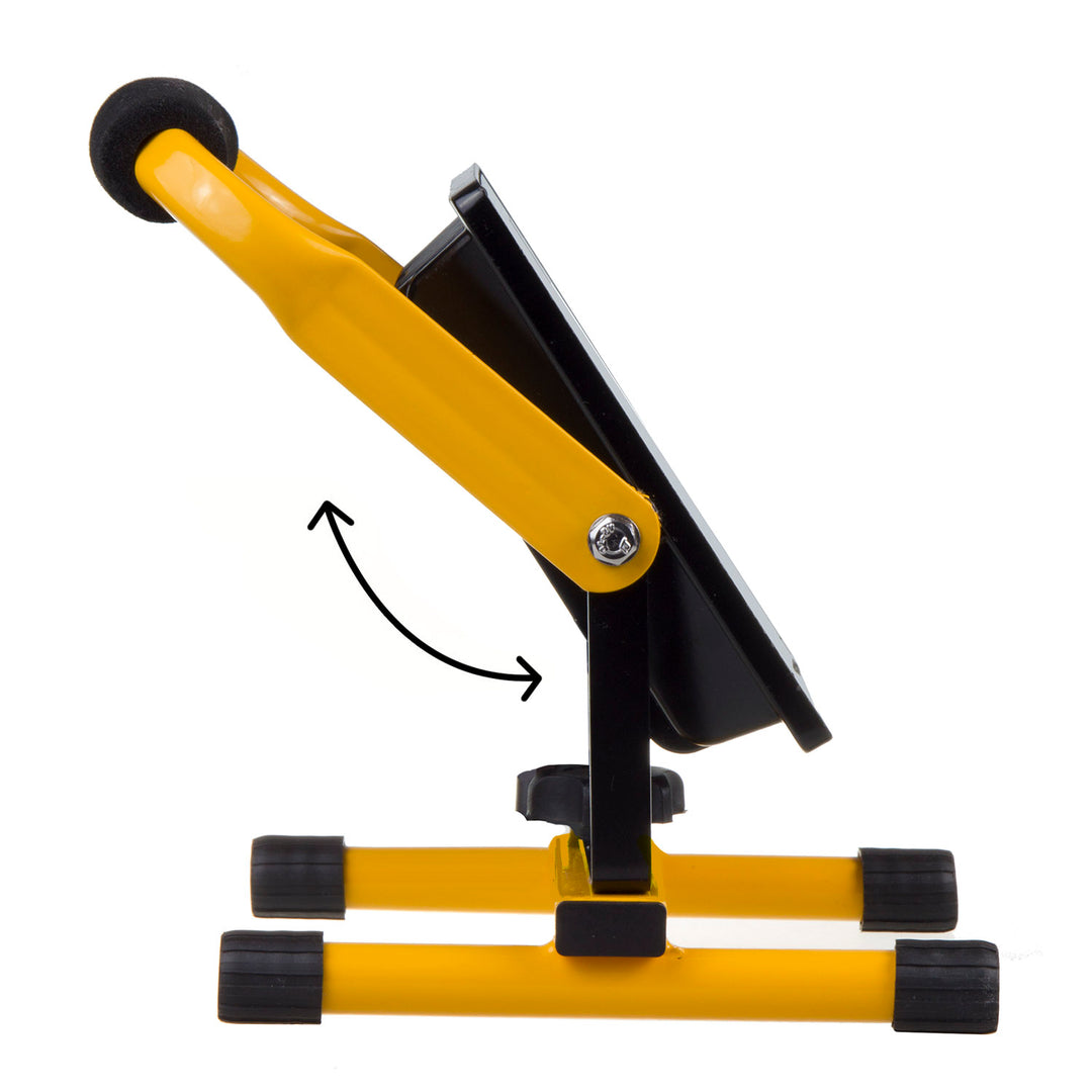 LED Flutlicht Strahler LED (Kaltweiß 6000K, 50W) +Bodentänder