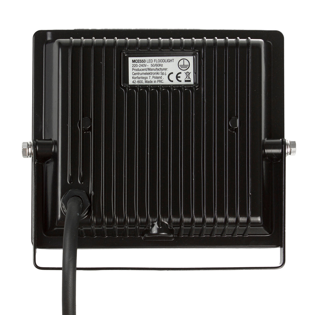 LED Flutlicht Strahler LED (Kaltweiß 6000K, 50W) +Bodentänder
