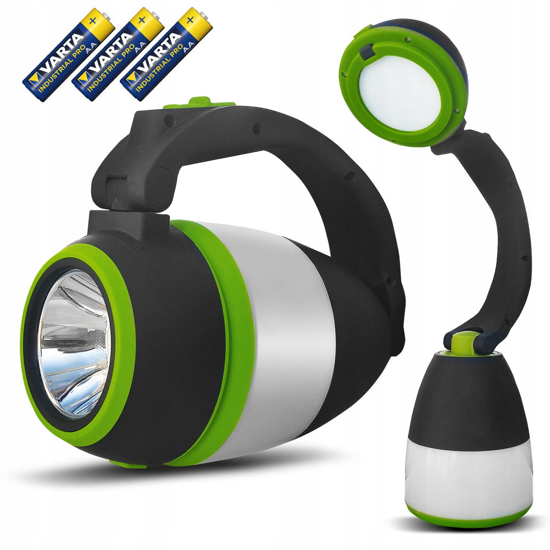 Multifunktions-Taschenlampe Maclean MCE294 200 lm + 3× AA Varta Batterie