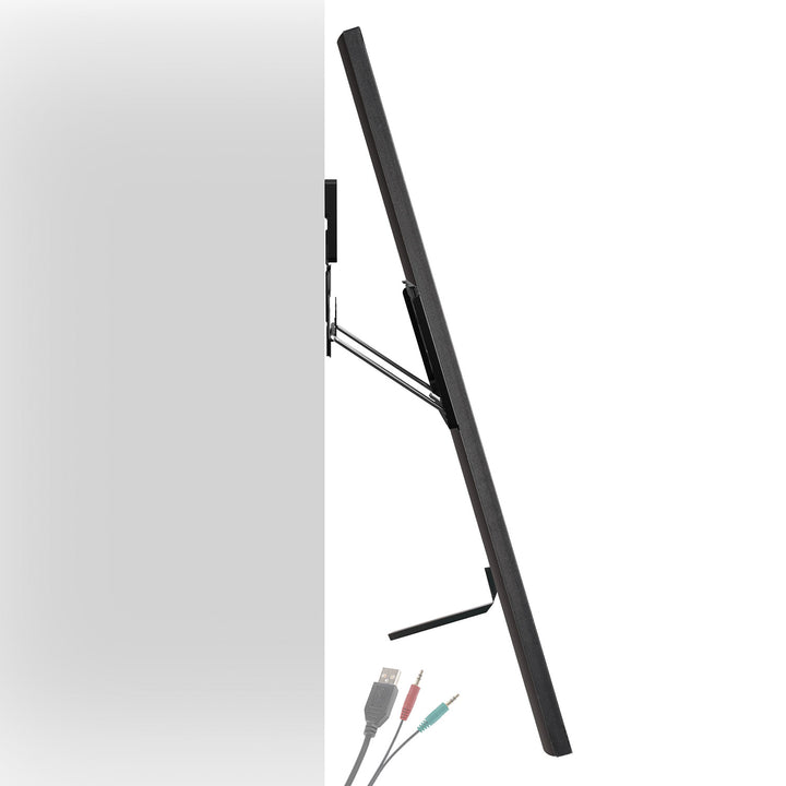 Ultraflache Wandhalterung für 37-80" Flach & Curved Fernseher bis zu 75kg Max. VESA 600x400 Universal TV Halterung