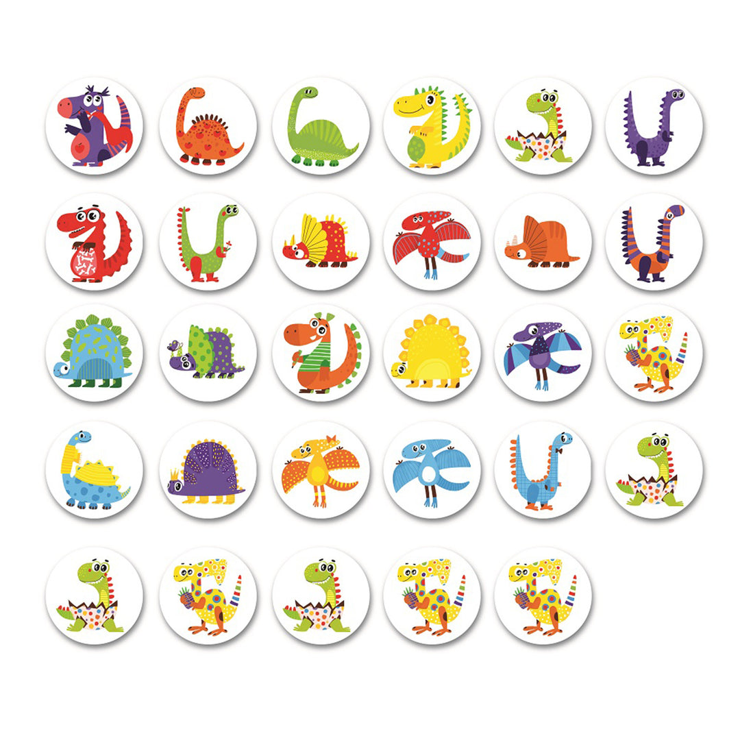 Wahrnehmungsspiel Dodo Dinosaurier 27 Spielfiguren und zwei Würfel
