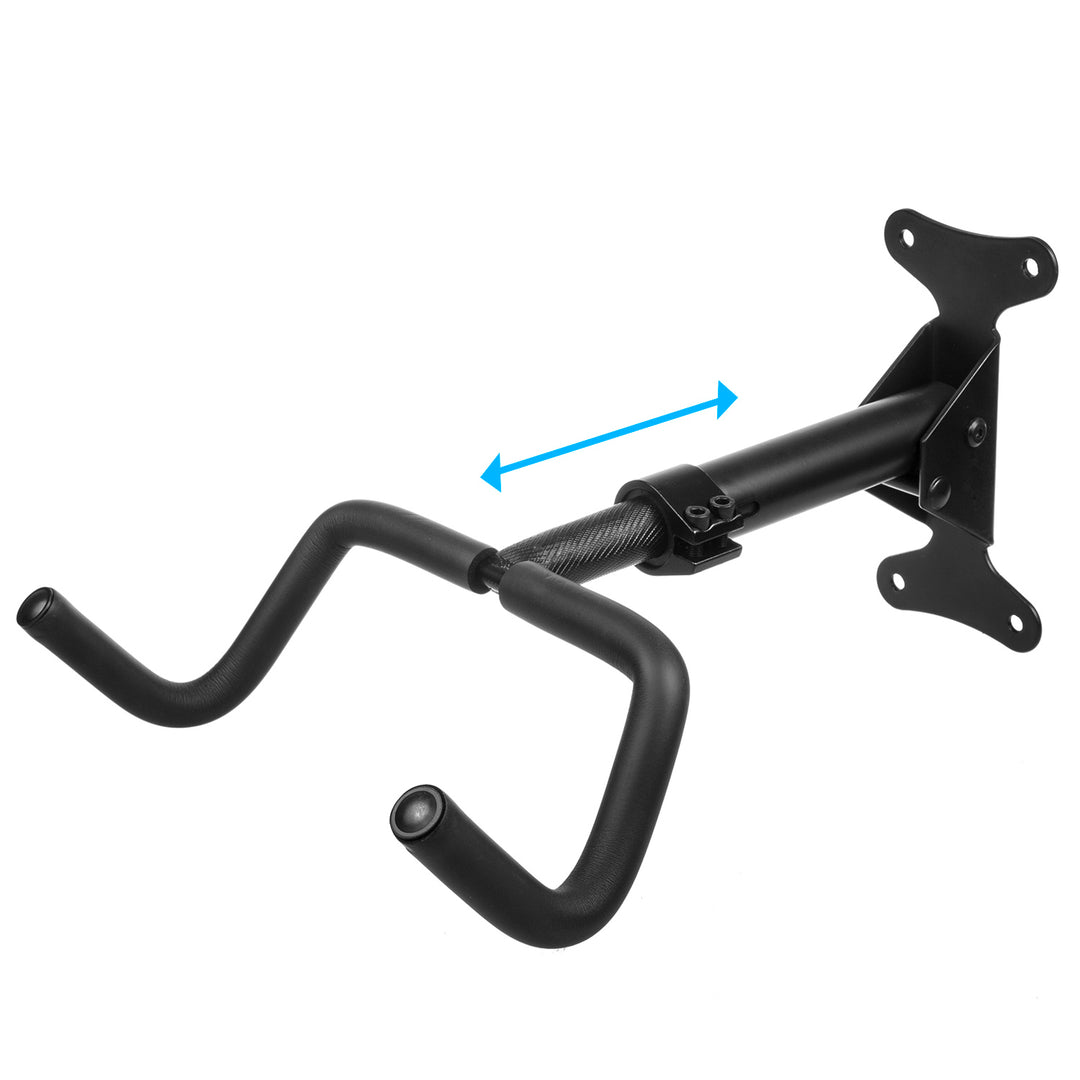 Maclean Fahrrad-Wandhalterung, horizontal, Stahl, max. Belastung 30kg, MC-431