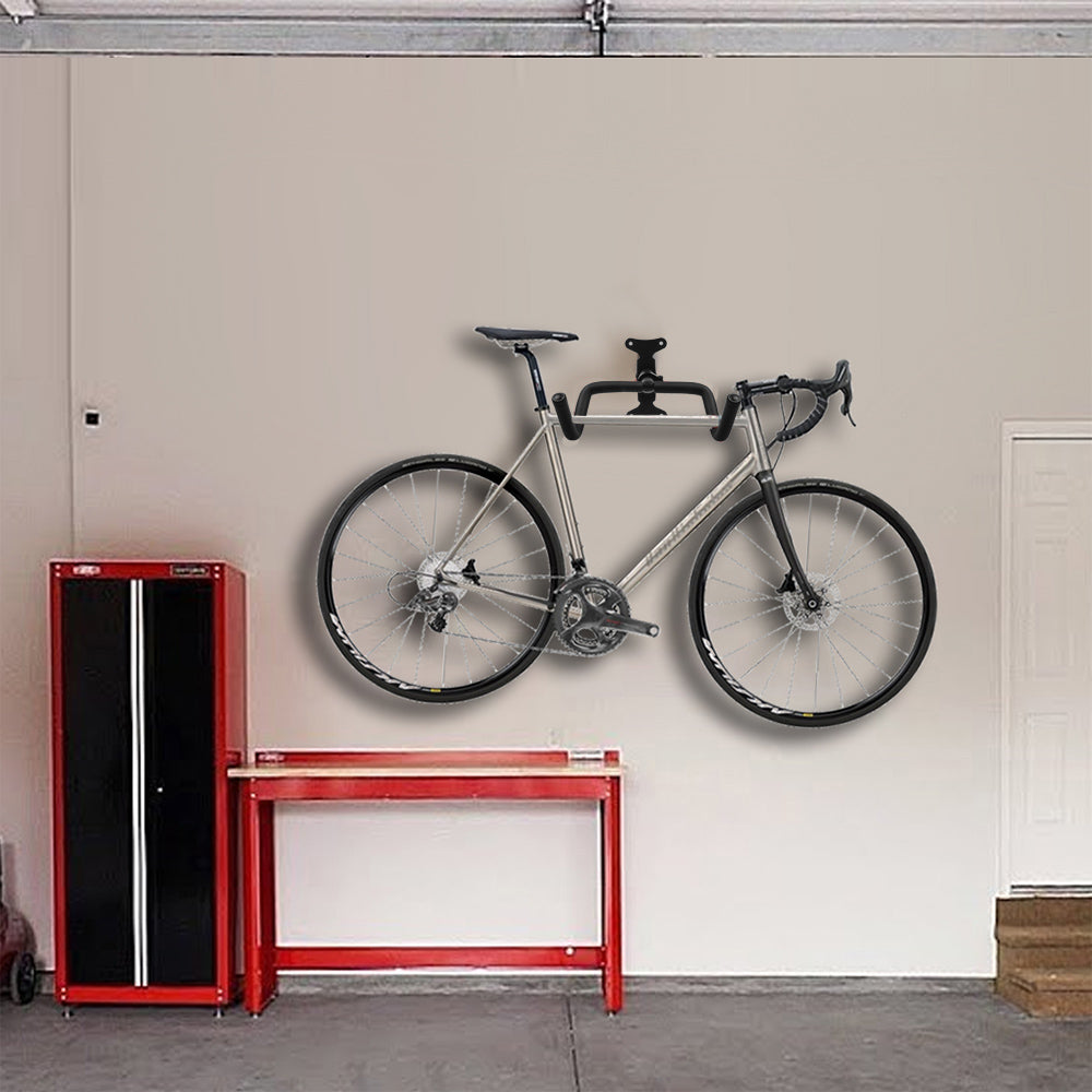 Maclean Fahrrad-Wandhalterung, horizontal, Stahl, max. Belastung 30kg, MC-431