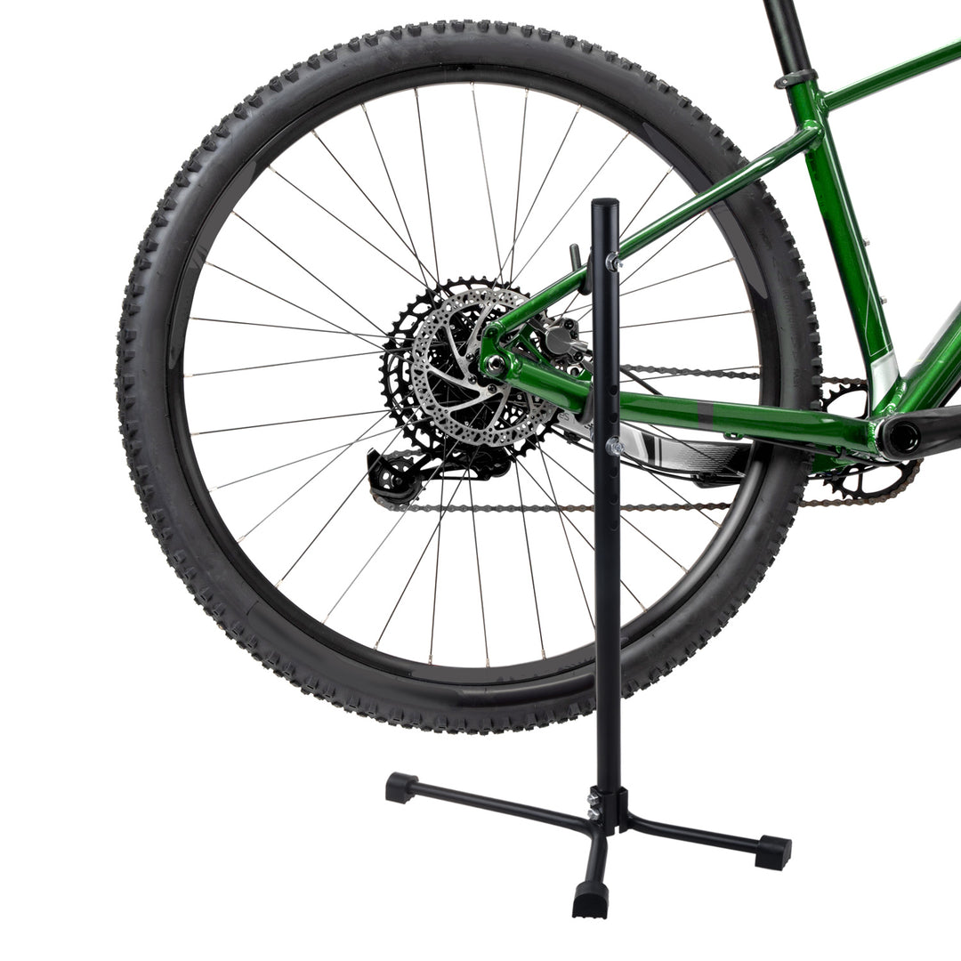 Maclean MC-434 Fahrrad-Servicestange, Stahl, Tragfähigkeit 20kg, passend für MTB-Räder mit Laufrädern bis 27,5"