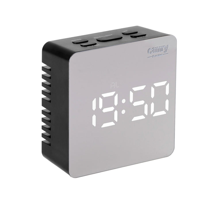 Wecker mit Raumtemperaturanzeige Alarm Datumsanzeige Weckeranzeige Hintergrundbeleuchtung Tischuhr Temperaturanzeige USB- oder batteriebetrieben (Schwarz)