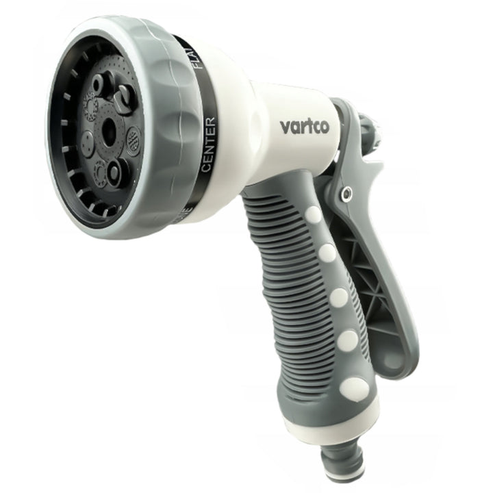 Vartco Light Line LL01-016 Sprinklerpistole Gartensprinkler mit 7 Funktionen und Wasserdurchflussregler Spritzpistole Gartenbrause Handbrause