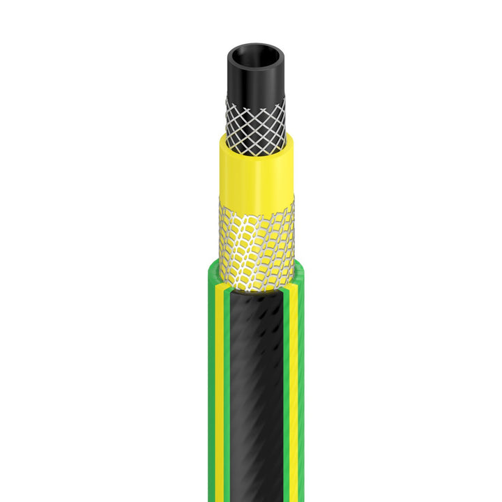 Cellfast Green ATS2™ 5-lagiger Gartenschlauch Doppelgeflecht mit Kreuz- und Trikotgewebe UV-Strahlen- und Algenablagerungbeständig (1/2" 20 m)