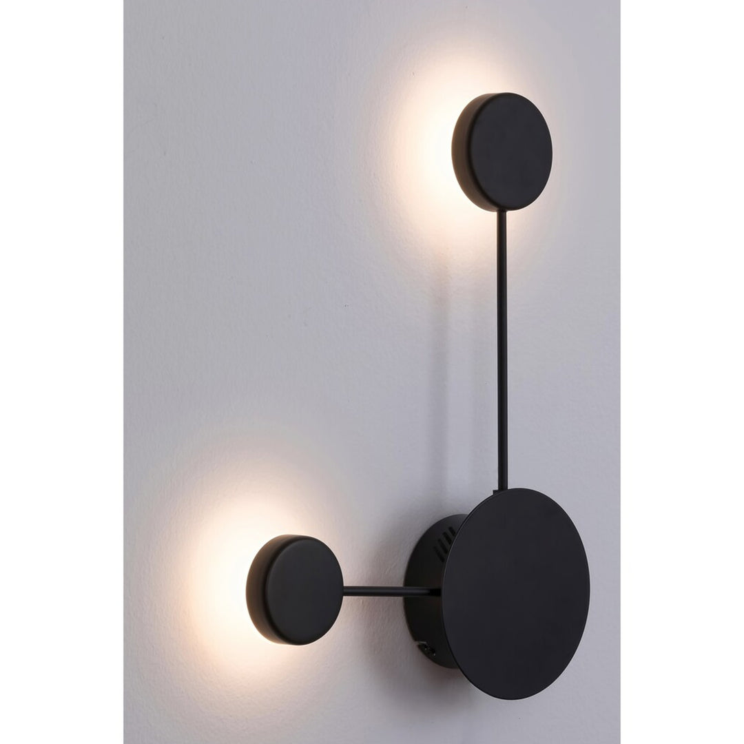 Amadeo LED 7W schwarz 6258 Wandleuchte mit einer Farbtemperatur von 4000 K