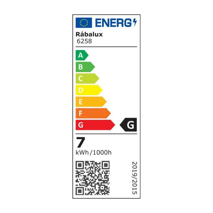 Amadeo LED 7W schwarz 6258 Wandleuchte mit einer Farbtemperatur von 4000 K