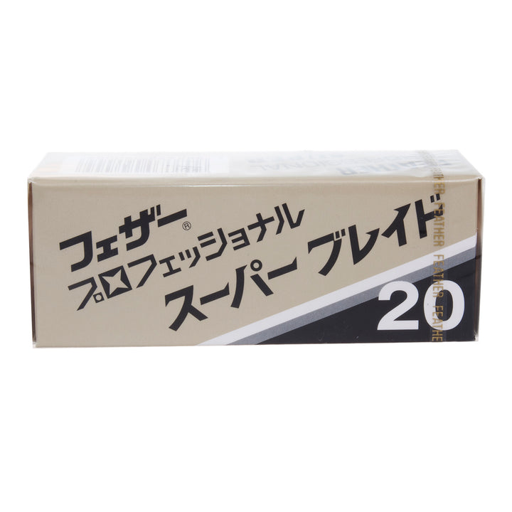 FEATHER Super Blade PS-20 Rasierklingen für Rasierapparate - 20 Stück pro Packung