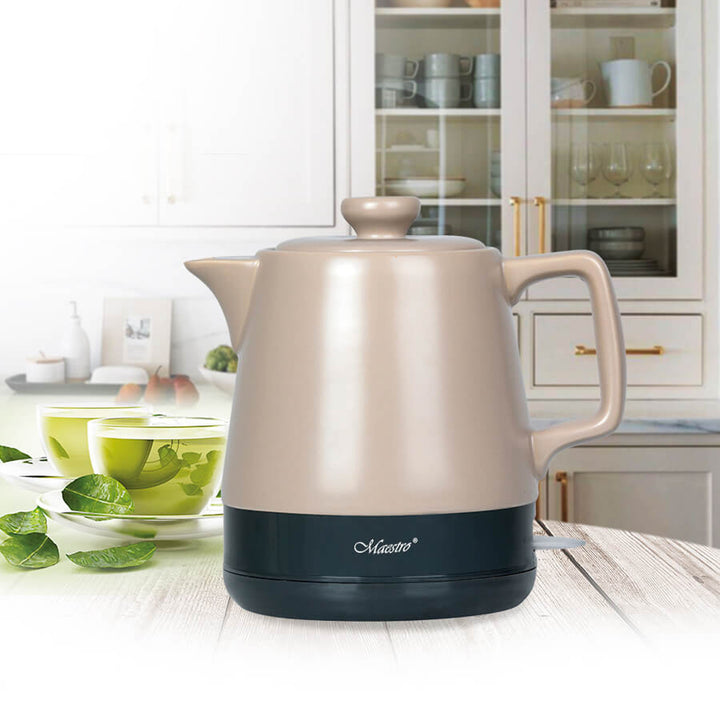 Maestro MR-071 Keramik-Wasserkocher 1L Beige 1200W