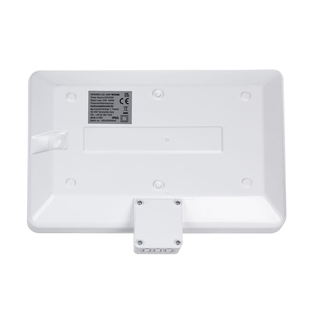 Maclean MCE466 LED Wandleuchte mit Hausnummer, PIR Bewegungsmelder und Dämmerungssensor, Standby Modus Außenwandleuchte 1800lm 20W 4000K Neutralweiß IP65