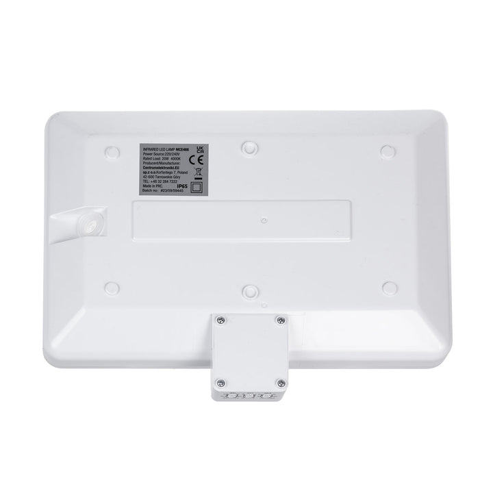 Maclean MCE466 LED Wandleuchte mit Hausnummer, PIR Bewegungsmelder und Dämmerungssensor, Standby Modus Außenwandleuchte 1800lm 20W 4000K Neutralweiß IP65