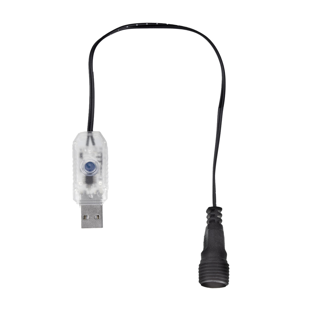 Maclean MCE424 Lichterkette für den Garten, 2-in-1:Stromversorgung über Solarpanel oder USB, 8 Beleuchtungsmodi, 20x Glühbirnen, IP44: Schutz gegen Spritzwasser, Länge: 7m