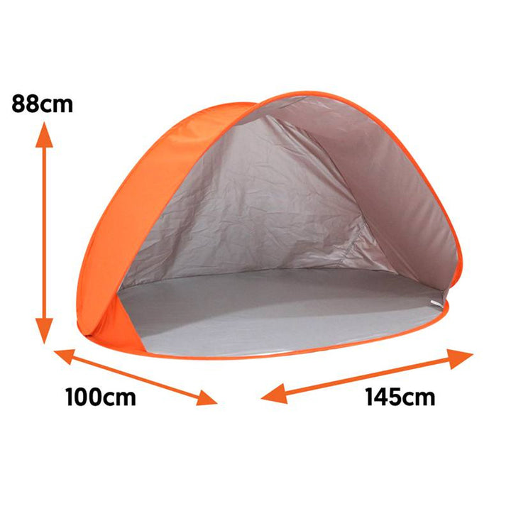 LTC Strandzelt Junior Selbstfaltend LX5015XQOR 145 x 100 x 88 cm Orange