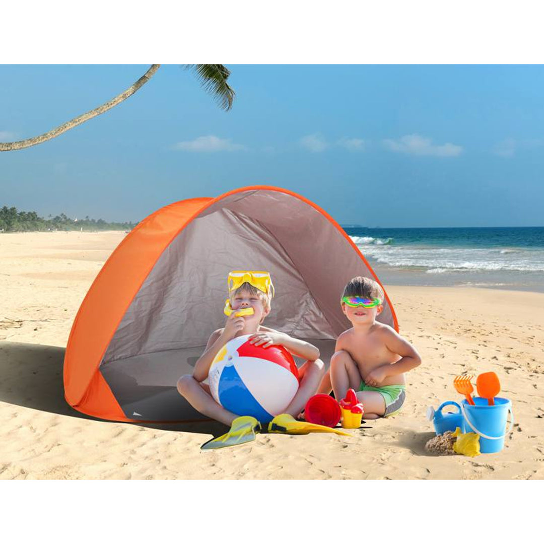 LTC Strandzelt Junior Selbstfaltend LX5015XQOR 145 x 100 x 88 cm Orange