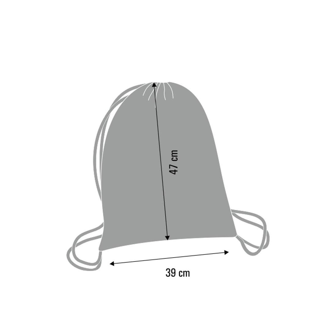 Bertoni Rückensack, Vollfarbdruck, wasserdicht, Eidechsenmuster, EE0041
