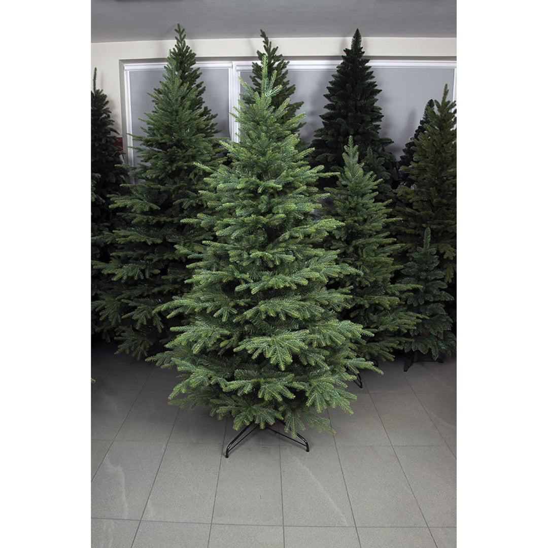 Virpol Künstlicher Weihnachtsbaum Kaukasischer Tannenbaum Christbaum mit Ständer aus Kunststoff PE+PCV 1,9 m