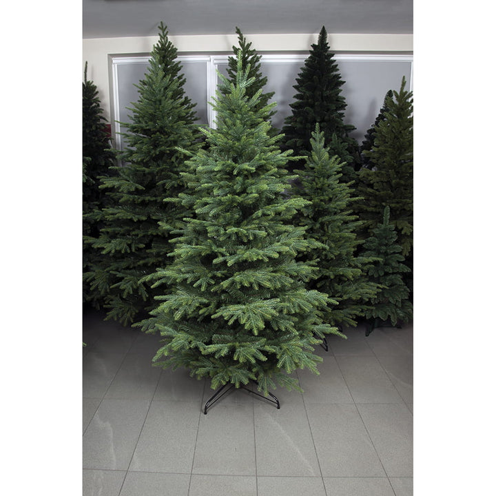 Virpol Künstlicher Weihnachtsbaum Kaukasischer Tannenbaum Christbaum mit Ständer aus Kunststoff PE+PCV 1,9 m