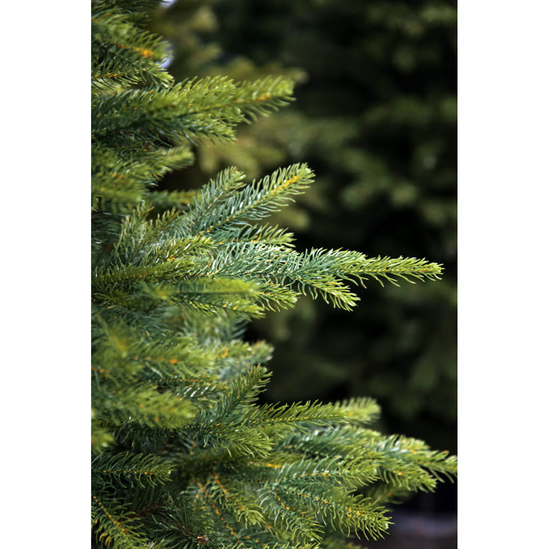 Virpol Künstlicher Weihnachtsbaum Kaukasischer Tannenbaum Christbaum mit Ständer aus Kunststoff PE+PCV 1,9 m