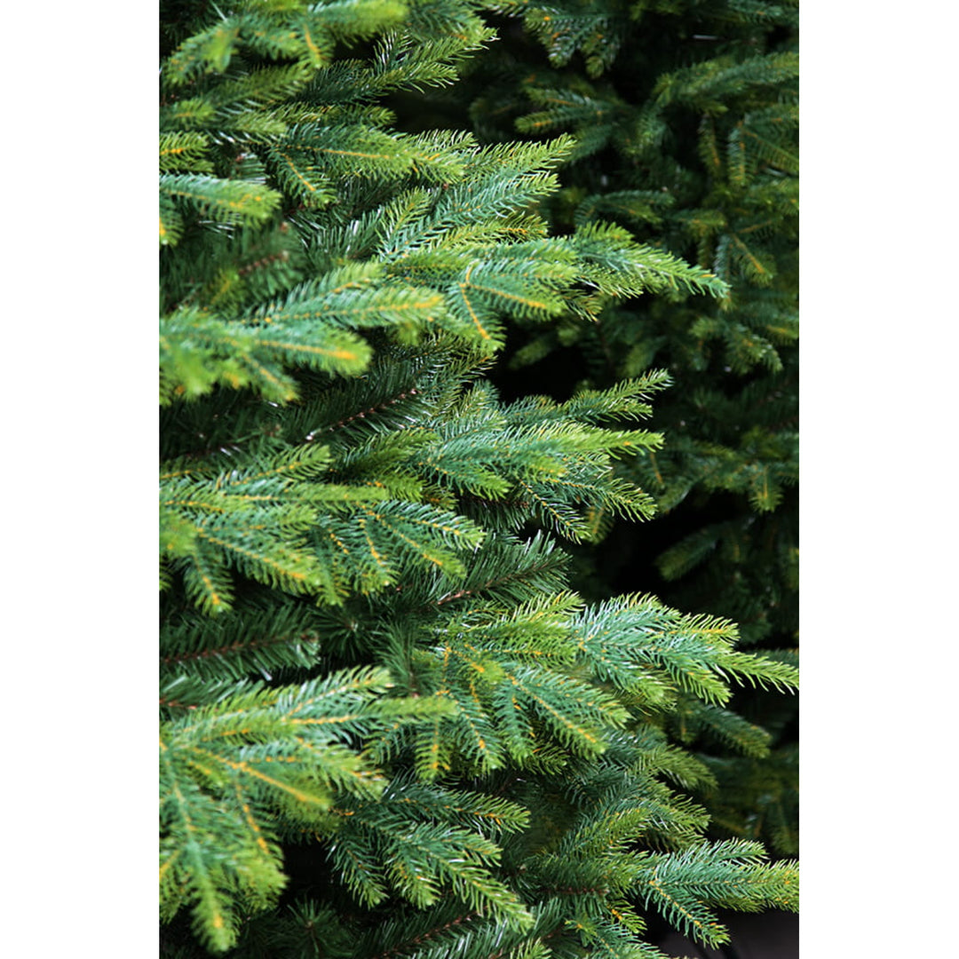 Virpol Künstlicher Weihnachtsbaum Kaukasischer Tannenbaum Christbaum mit Ständer aus Kunststoff PE+PCV 1,9 m