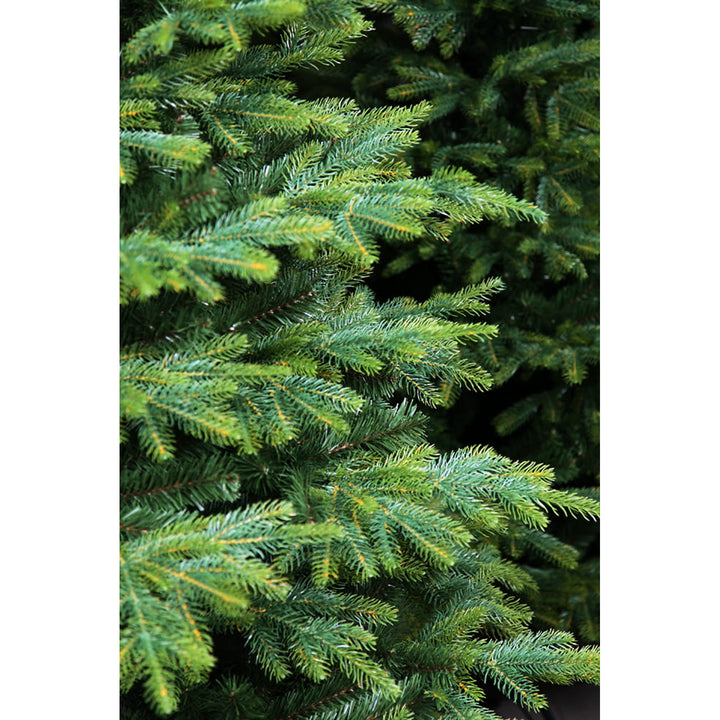 Virpol Künstlicher Weihnachtsbaum Kaukasischer Tannenbaum Christbaum mit Ständer aus Kunststoff PE+PCV 1,9 m