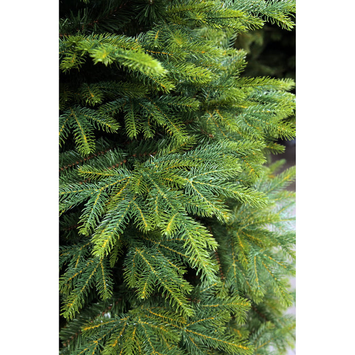 Virpol Künstlicher Weihnachtsbaum Kaukasischer Tannenbaum Christbaum mit Ständer aus Kunststoff PE+PCV 1,9 m
