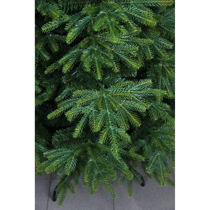 Virpol Künstlicher Weihnachtsbaum Kaukasischer Tannenbaum Christbaum mit Ständer aus Kunststoff PE+PCV 1,9 m