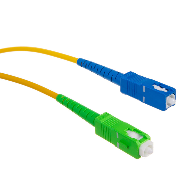 Maclean LWL-Patchkabel Glasfaserkabel, SC/APC-SC/UPC SM 9/125 LSZH, Singlemode, Länge 3m, Simplex, G657A2, MCTV-402