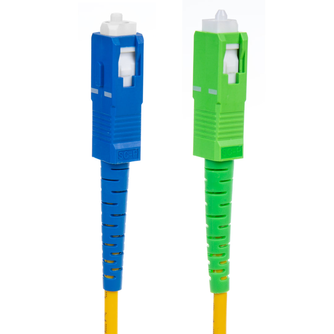Maclean Glasfaser-Patchkabel, SC/APC-SC/UPC SM 9/125 LSZH, Singlemode, Länge 5m, Simplex, G657A2, MCTV-403