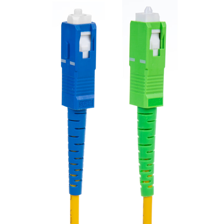 Maclean Glasfaser-Patchkabel, SC/APC-SC/UPC SM 9/125 LSZH, Singlemode, Länge 5m, Simplex, G657A2, MCTV-403