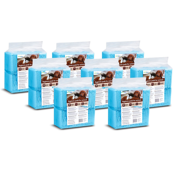 GB495 Trainingsunterlagen Set Trainingspads für Hunde und Welpen 60x40cm Hygieneunterlage Welpenunterlage Einwegpad 6-lagig  400 Stück