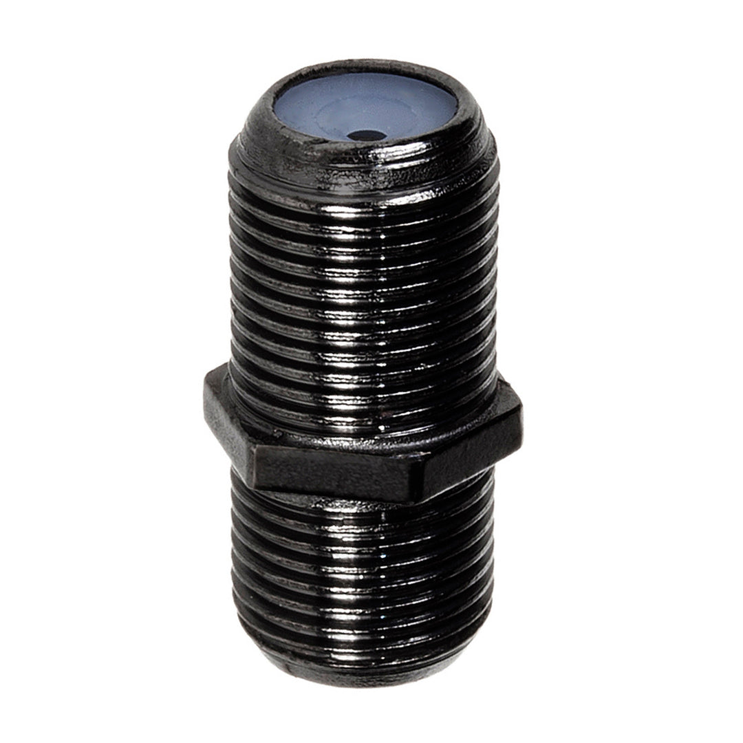F-Verbinder F-Buchse auf F-Buchse 10-er Pack Verbinder Adapter für SAT Antennenkabel Koaxialkabel Schwarz NickelMCTV-904
