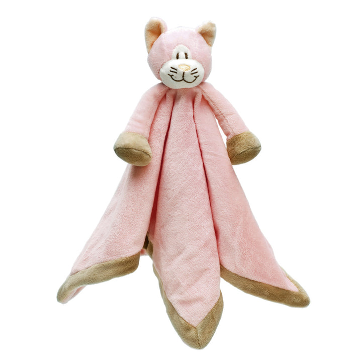 Diinglisar Schmusedecke, weiches Material, rosa Katze, 35 cm, T-TED-01372 1