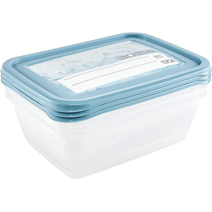 3er-Set 1250 ml Mia Magic Ice Lebensmittelbehälter Keeeper