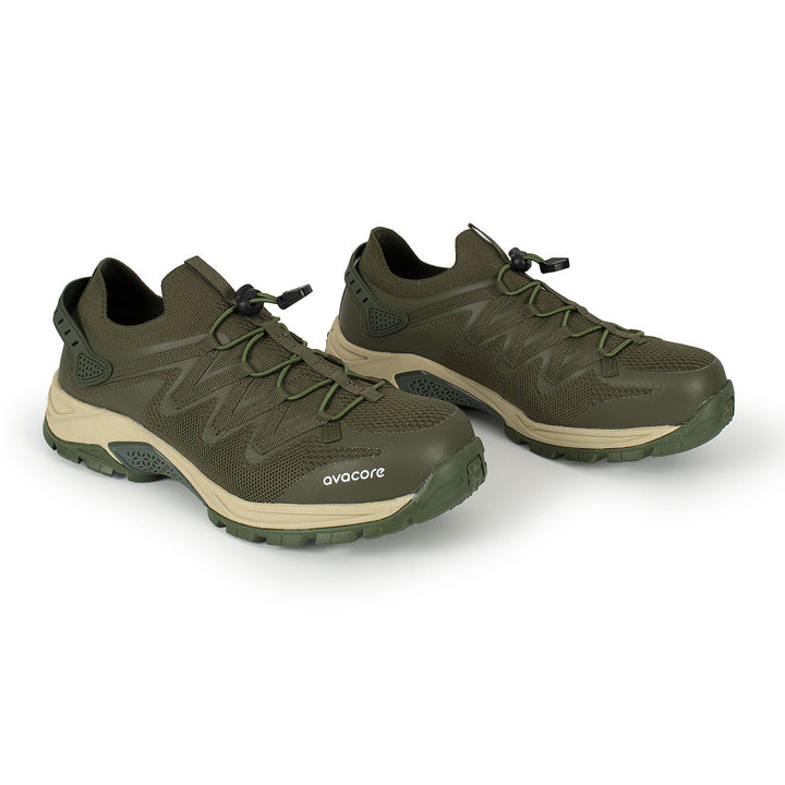 AVACORE Arbeitshalbstiefel, zum Hineinschlüpfen, khaki, MILTREKK Größe 42