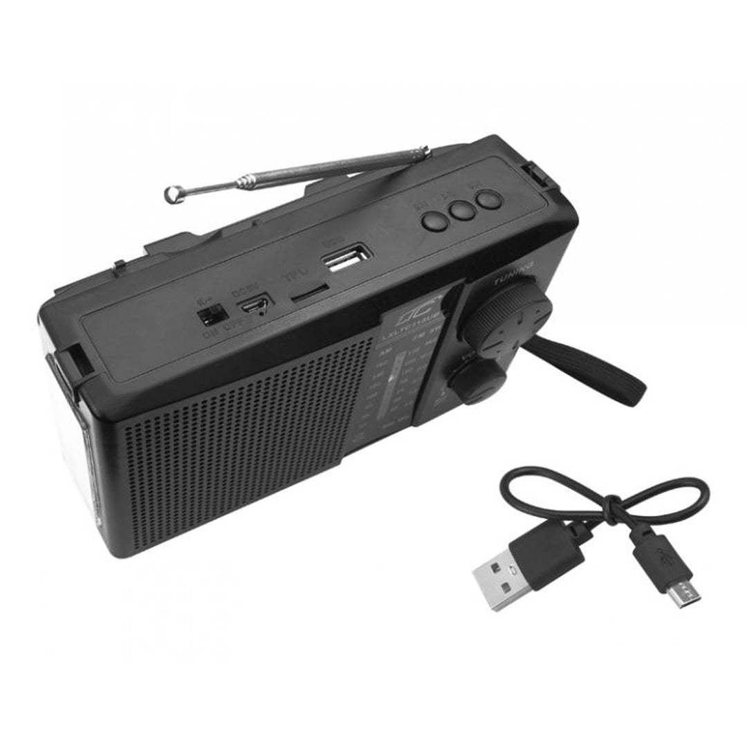LTC tragbares Radio, Bluetooth, FM/AM/SW, Solarpanel, LXLTC115UBT