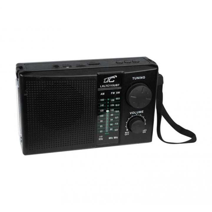 LTC tragbares Radio, Bluetooth, FM/AM/SW, Solarpanel, LXLTC115UBT