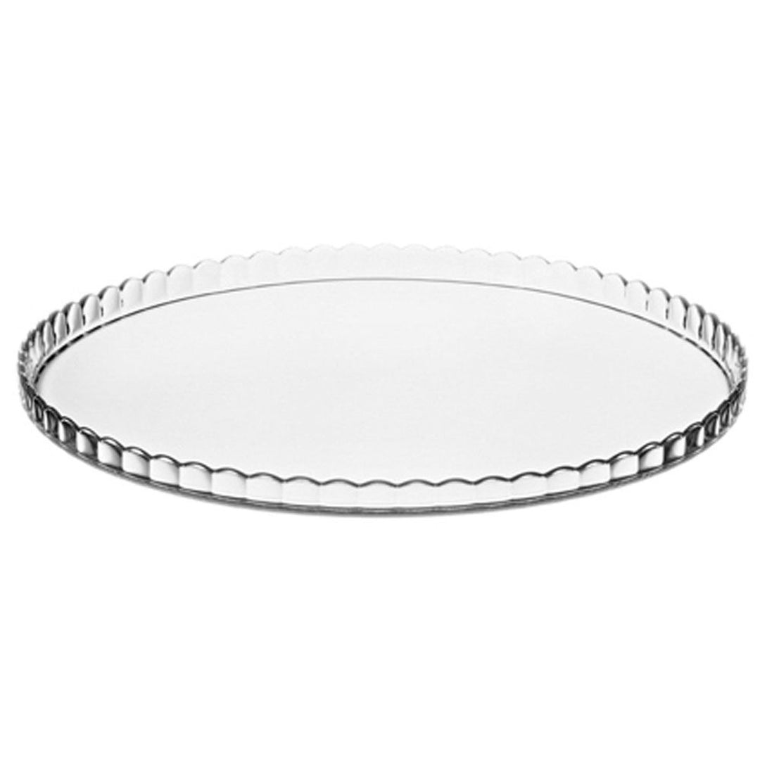 Pasabahce Tortenplatte mit Haube, Glasplatte  mit Glasschirm, 32 cm